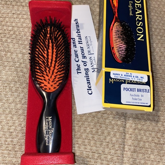 🎉❤️Host Pick❤️🎉 NWT Mason Pearson Pure Bristle Pocket Brush - Picture 9 of 12